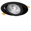 UMA R LED 18W Stropní podhledové bodové svítidlo, výklopné +-20°, těleso hliník, povrch bílá, LED 18W, 1440lm, neutrální 4000K, vyzař úhel 90°, Ra80, 230V, IP20, rozměry d=155mm, h=33mm náhled 3