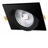 UMA SQ LED 18W Stropní podhledové bodové svítidlo, výklopné +-20°, těleso hliník, povrch bílá, LED 18W, 1260lm, teplá 3000K, vyzař úhel 90°, Ra80, 230V, IP20, rozměry 115x115x33mm náhled 3