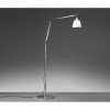 TOLOMEO TERRA Podlahový stojan s prodloužením pro stolní lampu, těleso hliník, povrch leštěný, h=1030mm, d=330mm náhled 1