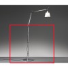 TOLOMEO MEGA LED Podlahový stojan s prodloužením pro stolní lampu provedení LED, těleso hliník, povrch černá, h=1400mm, d=330mm náhled 2