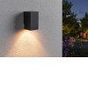 CONTRAHO 4W, IP44 Venkovní nástěnné svítidlo, těleso hliník, povrch černá antracit, difuzor plast opál, LED 4W, 265lm, teplá 2200K, 230V, IP44, tř.1, rozměry 58x103x75mm, svítí nahoru nebo dolů, vyzařovací úhel 75° náhled 6