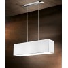 BELZIG PL Závěsné svítidlo, základna kov, povrch chrom lesk, stínítko textil bílá, pro žárovku 3x60W, E27, 230V, IP20, 700x180x200mm, vč závěs  kabelu h=1000mm, lze zkrátit. náhled 1