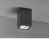 DURKHEIM SQ Stropní přisazené bodové venkovní svítidlo, těleso kov, povrch grafitově černá, kryt sklo, pro žárovku 1x35W, GU10, 230V, IP44, rozměry 90x90x100mm. náhled 1