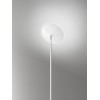 KROZING Stojací lampa, nastavitelný směr svícení, těleso kov, povrch černá mat, krycí sklo čiré, LED 18W, 1400lm, teplá 3000K, 230V, IP20, rozměry d=250mm, h=1800mm, vč vypínače na tělese. náhled 3