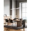 ZAJITS HL 48W CCT Závěsné svítidlo, lustr, hliník, bílá, difuzor plast, LED 48W, 3648lm, přepín CCT teplá 3000K/neutr 4000K/denní 6000K, stmív. TRIAC, 230V, IP20, rozměry 1200x96mm, vč závěs lanka 1500mm, lze zkr. náhled 3