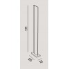 ZAJITS FL 34W Stojací lampa, těleso hliník, povrch bílá, difuzor plast, LED 34W, 2720lm, dotyk CCT teplá 3000K-neutr 4000K-denní 6000K, dotyk stmívání, 230V, IP20, tř.3, rozměry 250x150mm, h=1710mm. náhled 2