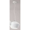 ZUK HL II 1x40W E27 Závěsné svítidlo, základna kov, povrch bílá, stínítko sádra bílá, pro žárovku 1x40W, E27, 230V, IP20, tř.1, rozměry d=345mm, h=230mm, vč závěs kabelu s bílým textil úpletem l=1300mm, lze zkr. náhled 1