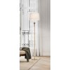 MIN FL 1x40W E27 Stojací lampa, základna kov povrch broušený mosaz s keramickými prvky, stínítko textil bílá, pro žárovku 1x40W, E27, 230V, IP20, tř.1, rozměry stínítko: d=400mm, h=250mm, lampa: h=1700mm. náhled 1