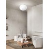 ROUGE PL 2x60W E27 Stropní svítidlo, základna kov, povrch bílá, difuzor sklo opál, pro žárovku 2x60W, E27, 230V, IP20, tř.1, rozměry d=400mm, h=330mm. náhled 3