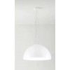 PRESCOT HL 1x60W Závěsné svítidlo, těleso kov, povrch bílá, stínítko sklo opál lesk, pro žárovku 1x60W, E27, 230V, IP20, tř.1, rozměry d=500mm, h=250mm, vč závěs kabelu l=1500mm, lze zkr. náhled 1