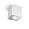 BOX Stropní, bodové svítidlo, výklopné +-25°, těleso kov, povrch bílá, LED 4,5W, 500lm, nastav teplota teplá 2200K-2700K, 230V, IP20, tř.1, rozměry 103x103x100mm náhled 1