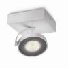 CLOCKWORK Stropní, bodové svítidlo, nastavitelný směr svícení, těleso kov, povrch bílá, LED1x5W, teplá 2700K, 1x280lm/cca 1x15W žár, Ra80, 230V, IP20, 90x110x110mm náhled 5