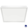 SANSE SQ Stropní, čtvercové svítidlo, těleso hliník, povrch černá, difuzor plast opál, LED 30W, neutrální 4000K, 2750lm,  Ra80, 230V, do koupelny IP44, rozměry 280x280x24mm. náhled 9