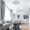 CROTONE LED 72W VÝPRODEJ Stropní svítidlo, základna kov, difuzor plast imitace křišťál, LED 72W, 5728lm, dálk ovl součástí, stmívatelné, nast CCT, teplá 3000K, neutrální 4000K, denní 6500K, Ra80, 230V, IP20, rozmě náhled 3