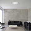 BIBI Stropní svítidlo LED panel, šedostříbrná, difuzor plast opál, LED 50W, 4000lm, pomocí dálk ovl (součástí balení) stmívatelné, CCT nast teplá 3000K - denní 6000K, Ra80, 230V, IP20, 800x500mm, h=50mm náhled 8