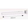 ARIZ WALL LED Nástěnné svítidlo, základna plast bílá, difuzor plast mat, LED 1x7W, teplá 3000K, 550lm, 230V, IP20, tř.1. rozměry 518x23x35mm, vč. vypínače náhled 2