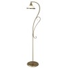 NARGO STAND LAMP 1x60W E27 Stojací lampa, nastavitelný směr svícení, těleso kov, povrch bronz lesk, difuzor sklo opál, pro žárovku 1x60W, E27, 230V, IP20, tř.1. rozměry d=205mm h=1590mm náhled 1