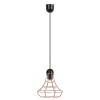 RINTLO PENDANT 1x60W E27 Závěsné svítidlo, základna plast černá, drátěná konstrukce, povrch lak černá lesk, 1x60W, E27, 230V, IP20, tř.1. rozměry d=200mm, včetně závěsu l=980mm, lze zkrátit náhled 5