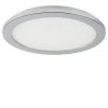 ALLESANDRIA LED 24W R Stropní přisazené svítidlo, nastavitelný směs svícení, těleso kov, povrch chrom, difuzor plast křišťál, LED 24W, 1500lm, teplá 3000K, 230V, IP44, tř.1. rozměry d=400mm. náhled 1