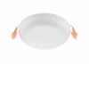 CORIANDRO R 18W, IP65/IP20 Stropní vestavné svítidlo, kruhové, těleso kov, povrch bílá, difuzor plast opál, LED 18W, neutrální 4000K, 1890lm, 230lm, 230V, do koupelny IP65/IP20, tř.2, rozměr d=175mm. náhled 1
