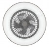 FORTY 35W, CCT Stropní ventilátor s osvětlením, těleso kov, stínítko textil šedá, LED 35W, CCT přepín teplota teplá 3000K - denní 6000K, 1050lm stmív.dálk. ovl., 230V, IP20, rozměry d=525mm, h=220mm. náhled 3