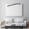ATONIS Závěsné svítidlo, základna kov, povrch šedá, difuzor plast opál, LED 84W, 4854lm, neutrální 4000K, Ra80,  stmívání STEP, stiskem vypínače, 230V, IP20, d=900mm, vč.záv.kabelu l=1200mm, lze zkrátit náhled 3