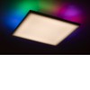 ULMARIA 18W Stropní svítidlo, těleso kov, povrch bílá, dif plast opál, LED 18W, dálk ovl. (součástí) nebo vypínačem lze nastavit CCT teplá 3000K - denní 6200K, 1400lm, RGB,  stmív, 230V, IP20, 300x300x65mm. náhled 2