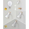 HELOCH 1x25W, E14, USB Stolní lampa, základna dřevo světlé, těleso kov, povrch bílá, pro žárovku 1x25W, E14, dotyk stmívač, Ra80, 230V, IP20, tř.2, rozměry d=110mm, h=430mm, vč. Bezdrátové nabíjení telefonu a USB připojení náhled 4