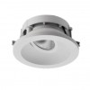 EBELTOFT, LED 10W, IP65 Vestavné stropní svítidlo, výklopné +-15°, těleso kov, povrch černá, kryt sklo, LED 10W, 1166lm, neutrální 4000K, Ra80, 230V, IP65, rozměry d=115mm náhled 3