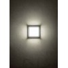 ALOCLA 18W IP65 Nástěnné venkovní svítidlo, těleso hliník, povrch tmavě šedá, difuzor plast opál, krycí plast čirý, LED 18W, teplá 3000K, 1054lm, 230V, IP65, tř.1, rozměry 220x220x95mm. náhled 3