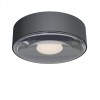 HERNING II 6W IP65 Nástěnné venkovní svítidlo, těleso hliník, povrch tmavě šedá, krycí sklo čiré, LED 6W, teplá 3000K, 360lm, 230V, IP65, tř.1, rozměry d=107mm, h=36mm. náhled 1