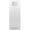RETIRUGA 10W, IP65, CCT, RGB Stojací lampa venkovní, těleso a stínítko hliník, černá, LED 10W, dotykem nas. teplota CCT teplá 2700K - neutrální 4000K, RGB, stmív, napáj baterie 13Ah + adaptér 230V, IP65, d=350mm, h=1500mm náhled 2