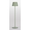 RETIRUGA 10W, IP65, CCT, RGB Stojací lampa venkovní, těleso a stínítko hliník, černá, LED 10W, dotykem nas. teplota CCT teplá 2700K - neutrální 4000K, RGB, stmív, napáj baterie 13Ah + adaptér 230V, IP65, d=350mm, h=1500mm náhled 3