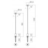 NIGRES 12W, IP54 Sloupkové svítidlo, nastav. směr svícení, těleso hliník, barva tmavě zelená, difuzor plast opál, LED 12W, teplá 3000K, 690lm, 230V, IP54, tř.1, rozměry d=110mm, h=900mm, vč. bodce do záhonu. náhled 4