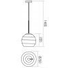 ALUM závěsné 1x42W E27 Závěsné stropní svítidlo, těleso kov, bílá mat, komínek bílá mat, pro žárovku 1x42W E27, 230V, IP20, tř.2, rozměr stínítka 250x220mm, vč. závěsného kabelu l=1485mm, lze zkrátit náhled 7