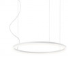 CIRCULUM WS 1x Závěsné svítidlo, těleso hliník, povrch bronz, difuzor plast opál, LED 105W, 11550/8548lm, teplá 3000K, Ra80, stmív. DALI, 230V, IP20, d=1500mm, vč.záv.kabelu h=2000mm, lze zkrátit náhled 2