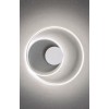 DEREK PL/WL II Stropní přisazené svítidlo, těleso hliník, povrch bronz mat, difuzor silikon, opál, LED 1x30W, teplá 3000K, 3300lm/2490lm, Ra80, stmív 3x vyp/zap vypínačem, 230V, IP20, tř.2, rozměry d=550mm, h=200mm náhled 4