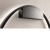 CLYPE RI 24W Nástěnné svítidlo, nepřímé svícení, těleso hliník a kov, povrch černá mat, dif plast opál, LED 24W, neutrální 4000K, 1398lm, stmív. STEP, Ra80, 230V, IP20, tř.1, rozměry d=400mm, h=50mm. náhled 5
