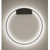 CLYPE RI 24W Nástěnné svítidlo, nepřímé svícení, těleso hliník a kov, povrch černá mat, dif plast opál, LED 24W, neutrální 4000K, 1398lm, stmív. STEP, Ra80, 230V, IP20, tř.1, rozměry d=400mm, h=50mm. náhled 6