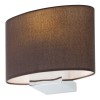 ELLEN nástěnné 1x42W E27 VÝPRODEJ Základna nástěnného svítidla, těleso kov, povrch chrom, stříbrná lesk, pro žárovku 1x42W E27, 230V, IP20,  tř.1,  rozměry 238x130x280mm, stínítko SAMOSTATNĚ náhled 3