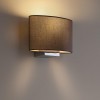 ELLEN nástěnné 1x42W E27 VÝPRODEJ Základna nástěnného svítidla, těleso kov, povrch chrom, stříbrná lesk, pro žárovku 1x42W E27, 230V, IP20,  tř.1,  rozměry 238x130x280mm, stínítko SAMOSTATNĚ náhled 6