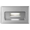 IROS 2, LED 3W, IP54 VÝPRODEJ Vestavné svítidlo, těleso hliník, rámeček broušený hliník, LED 3W, teplá 2900K, 350mA, IP54, 80x50x31mm, BEZ montážního boxu, svítí dolů náhled 1