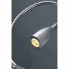 PETOS LED 3W Flexi Nástěnné svítidlo bodové, těleso kov, povrch černá, LED 3W, teplá 3000K, 150lm, 230V v základně, IP20, základna d=80mm, flexibilní rameno husí krk, l=419mm, vypínač na základně náhled 4