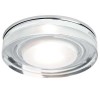 GIT R 1x50W 12V IP65/IP20 Stropní, podhledové svítidlo, těleso kov, povrch chrom, difzuor sklo čiré vnitř mat, pro žárov 1x50W, GU10 ES50, 230V, zvýš krytí IP65/IP20, tř.1, d=115mm, h=25mm, hl.100mm náhled 2