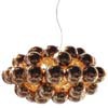 BEADS OCTO Závěsné svítidlo, základna kov, bubliny plast, povrch chrom/měď/černá/bílá, pro žárovku 1x100W, E27, 230V, IP20, d=770mm, h=440mm, závěs l=4000mm, lze zkrátit