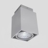 CALA 1C50W GU10 čtvercová Stropní svítidlo bodové, těleso hliník, barva šedostříbrná, žárovka 50W, GU10 ES50, 230V, IP20, 63x63x109mm náhled 3