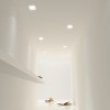 DORMA vestavné Q ČERNÝ CHROM Stropní vestavné svítidlo těleso hliník, povrch černý chrom, difuzor plast opál mat, LED 18W teplá 3000K, 1620lm/cca 85W žár, 230V, trafo na kabelu, IP20, 227x227mm, h=30mm náhled 9