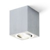 TEVSI HRANOL VÝKLOPNÁ Stropní přisazené bodové svítidlo, výklopné +-25°, těleso hliník, povrch bílá, LED 9W, teplá 2700K, 400lm/cca jako 20W žár, 230V, IP20, 80x80mm, h=85mm náhled 2