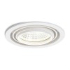 HATO VÝPRODEJ Stropní, vestavné, bodové svítidlo, výklopné +-20°, těleso hliník, povrch bílá, sklo čiré, LED 25W, teplá 3000K, 1750lm, vyzař úhel 33°, Ra80, vč. trafa 230V/700mA na kabelu, d=18 náhled 3