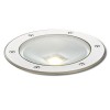 BANDUS IP67 Zemní svítidlo kruhové, těleso hliník, rám nerez, sklo čiré, LED 20W, 1450lm/cca jako 75W žár, teplá 3000K, vyzař 120°, 230V, IP67, d=200mm, h=105mm, vč. mont boxu náhled 1